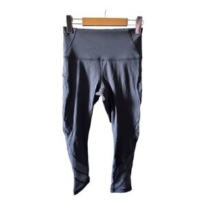 Lululemon Wunder Under Crop 21" Lace